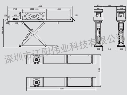 德国博世 剪式举升机vle5240n 百斯巴特汽车剪式举升机