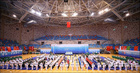 安徽省第十五届运动会高校部武术比赛开赛 50所高校代表队角逐63个项目