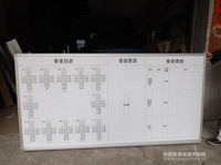 广州厂家定做画线白板、贴字白板，丝印白板90*120