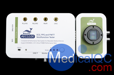 台湾whaleteq  AECG100脉搏血氧心电测试仪