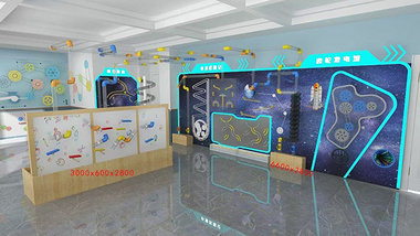 幼儿科技体验馆建设 科普体验展品 天宫一号对接 三级火箭发射