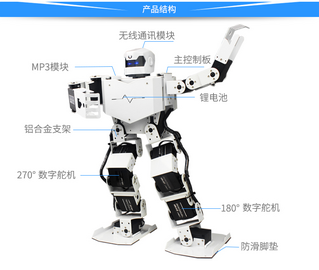 DICE-waH3S人形机器人介绍