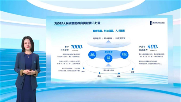 教育行業客戶用云量同比增長70% 騰訊教育用400款產品馳騁教育“云端”場景