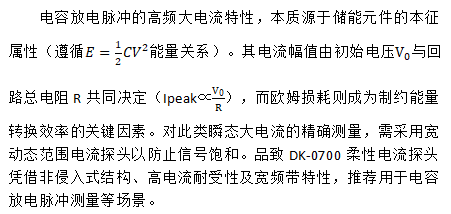 电容瞬态放电原理：大电流的产生机制