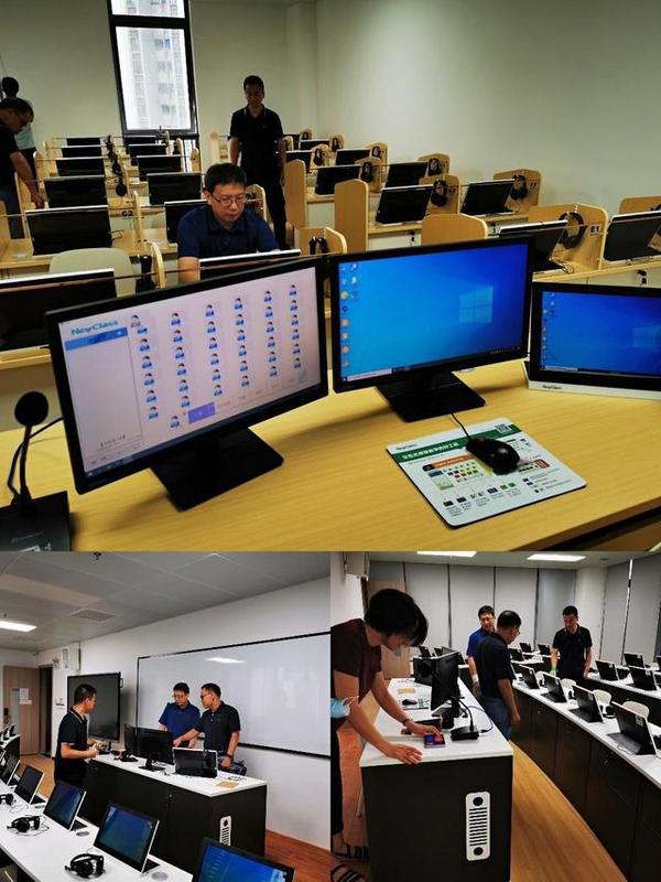 廣東外語外貿大學知識城校區進德樓課室改造為語音實驗室