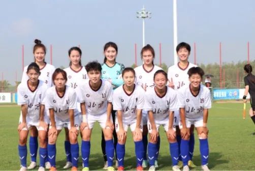 北京市大学生女足队顺利拿到决赛入场券，进军广西！