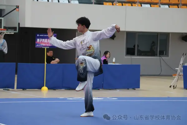 山東省第十七屆大學生運動會武術比賽在濰坊隆重開賽