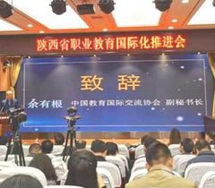 陕西省职业教育国际化推进会举办